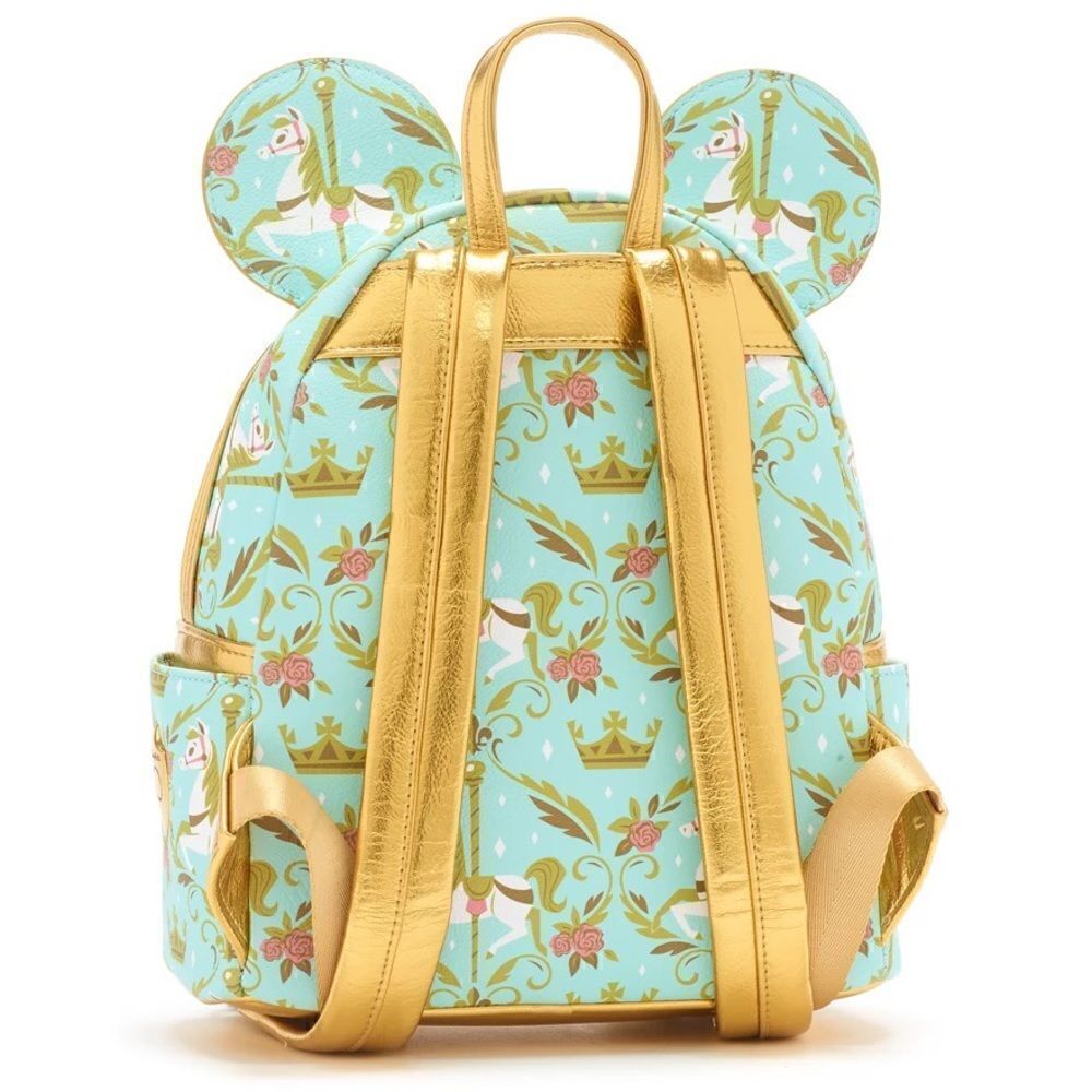Regal Carousel Disney Parks Loungefly Mickey Main Attraction Backpack #7 NWT - Picture 2 of 6